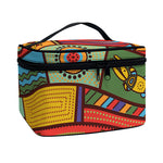 Australian Ethnic Pattern Print Travel Makeup Bag