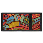 Australian Ethnic Pattern Print Trifold Wallet