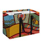 Australian Ethnic Pattern Print Utility Tote Bag
