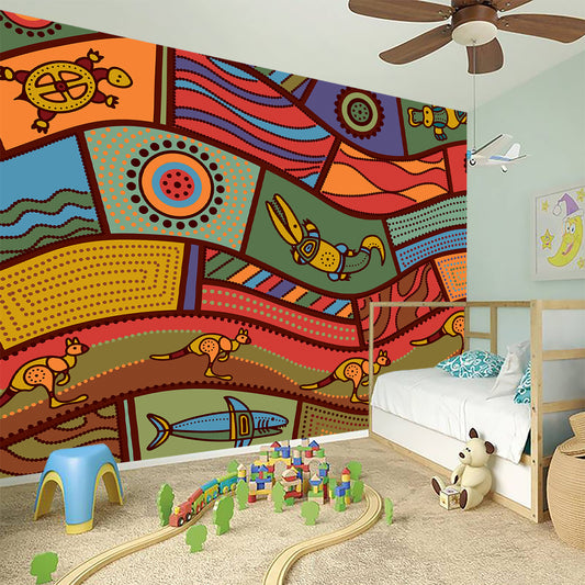 Australian Ethnic Pattern Print Wall Sticker