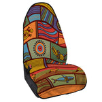 Australian Ethnic Pattern Print Waterproof Car Seat Cover