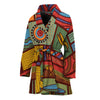 Australian Ethnic Pattern Print Women's Bathrobe