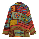 Australian Ethnic Pattern Print Women's Blazer