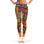 Australian Ethnic Pattern Print Women's Leggings