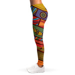 Australian Ethnic Pattern Print Women's Leggings