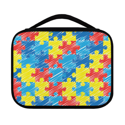 Autism Awareness Drawing Puzzle Print Classic Bible Case