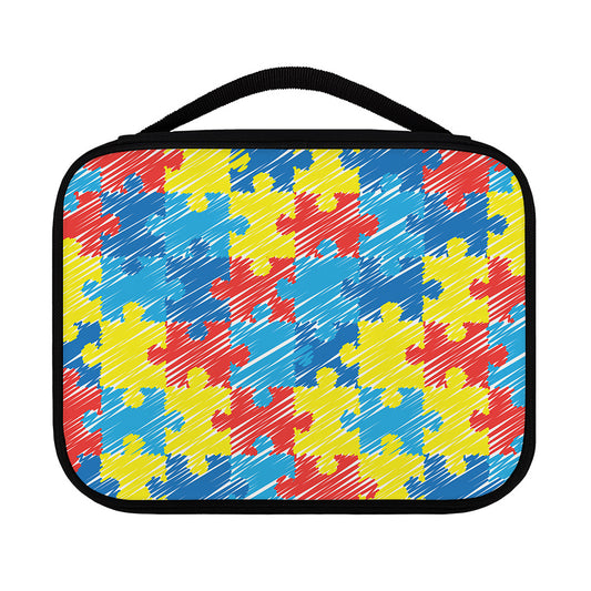 Autism Awareness Drawing Puzzle Print Classic Bible Case