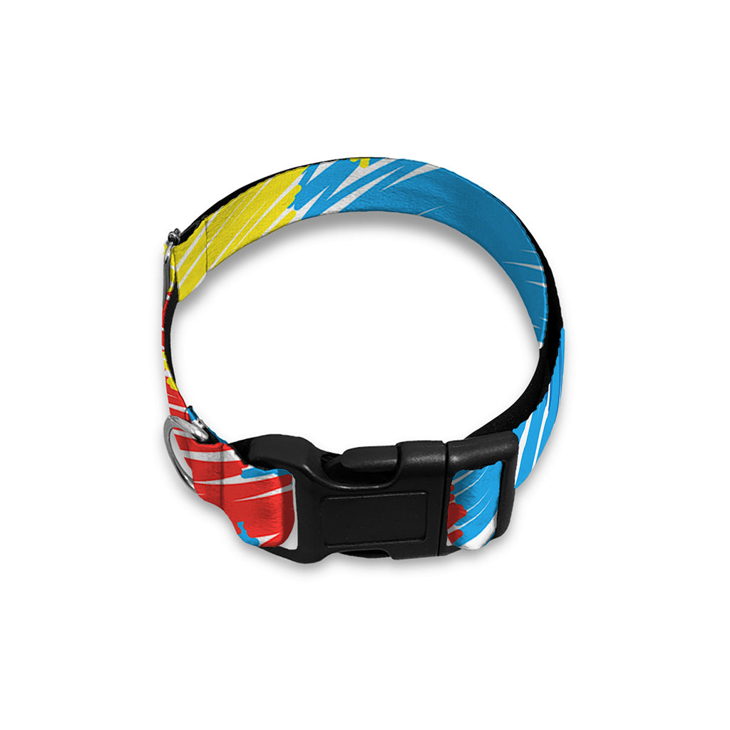 Autism Awareness Drawing Puzzle Print Dog Collar