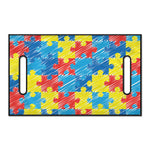 Autism Awareness Drawing Puzzle Print Golf Cart Seat Cover