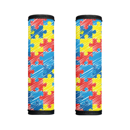 Autism Awareness Drawing Puzzle Print Handle Covers