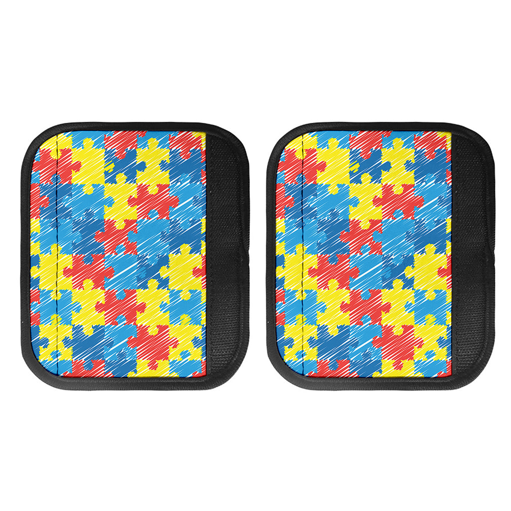 Autism Awareness Drawing Puzzle Print Handle Covers