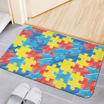 Autism Awareness Drawing Puzzle Print Indoor Door Mat