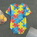 Autism Awareness Drawing Puzzle Print Men's Bodysuit