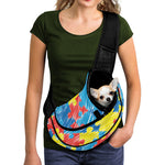 Autism Awareness Drawing Puzzle Print Pet Sling Carrier