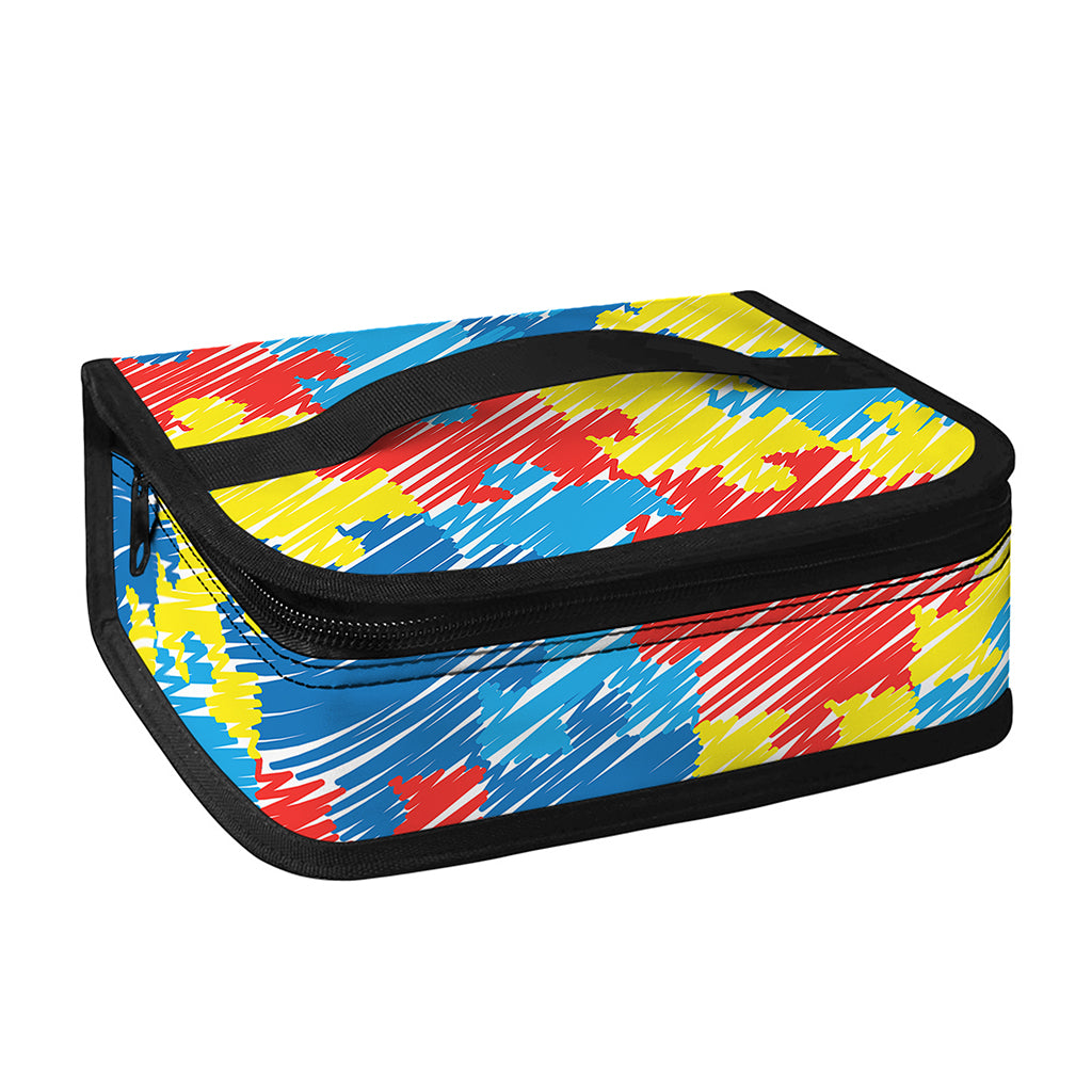 Autism Awareness Drawing Puzzle Print Small Lunch Bag
