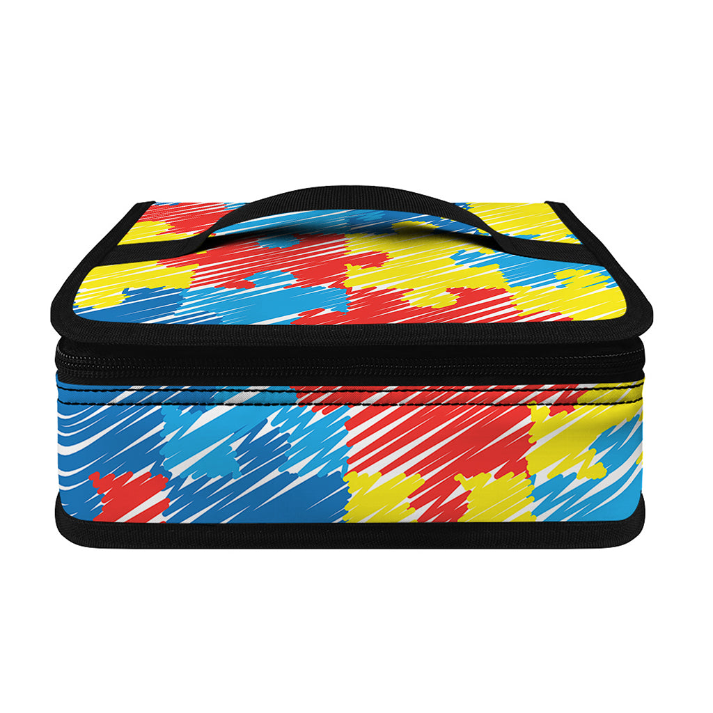 Autism Awareness Drawing Puzzle Print Small Lunch Bag