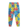 Autism Awareness Drawing Puzzle Print Sweatpants