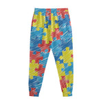 Autism Awareness Drawing Puzzle Print Sweatpants