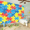 Autism Awareness Drawing Puzzle Print Wall Sticker