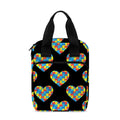 Autism Awareness Heart Pattern Print Bible Tote Bag