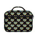 Autism Awareness Heart Pattern Print Briefcase Bible Bag