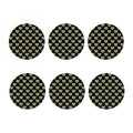 Autism Awareness Heart Pattern Print Coaster Set