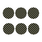 Autism Awareness Heart Pattern Print Coaster Set