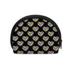 Autism Awareness Heart Pattern Print Coin Purse