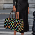 Autism Awareness Heart Pattern Print Duffle Bag