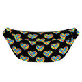 Autism Awareness Heart Pattern Print Fanny Pack