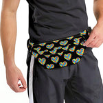 Autism Awareness Heart Pattern Print Fanny Pack