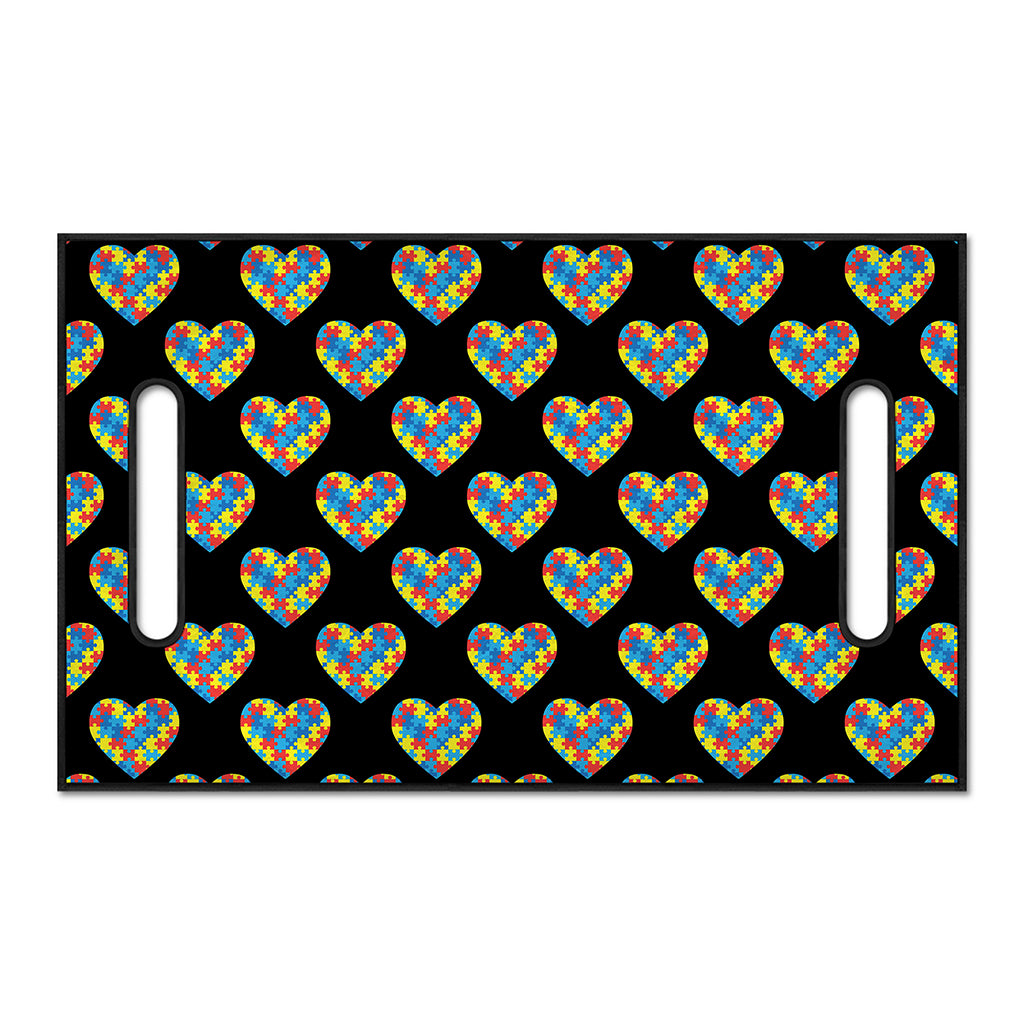 Autism Awareness Heart Pattern Print Golf Cart Seat Cover