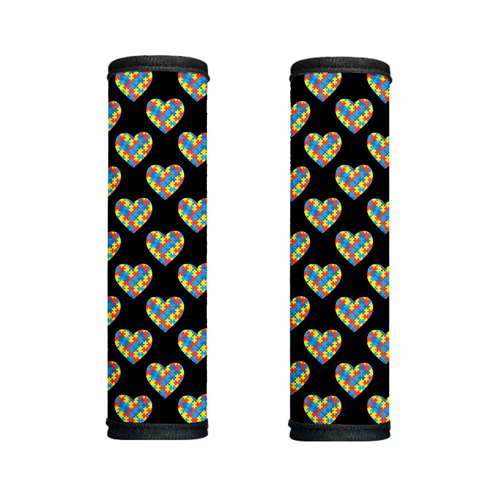 Autism Awareness Heart Pattern Print Handle Covers