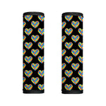 Autism Awareness Heart Pattern Print Handle Covers