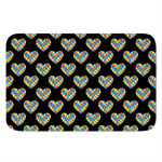 Autism Awareness Heart Pattern Print Indoor Door Mat