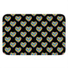 Autism Awareness Heart Pattern Print Indoor Door Mat