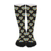 Autism Awareness Heart Pattern Print Long Socks