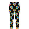 Autism Awareness Heart Pattern Print Men's leggings