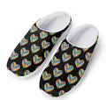 Autism Awareness Heart Pattern Print Mesh Casual Shoes