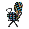 Autism Awareness Heart Pattern Print Office Chair Cover