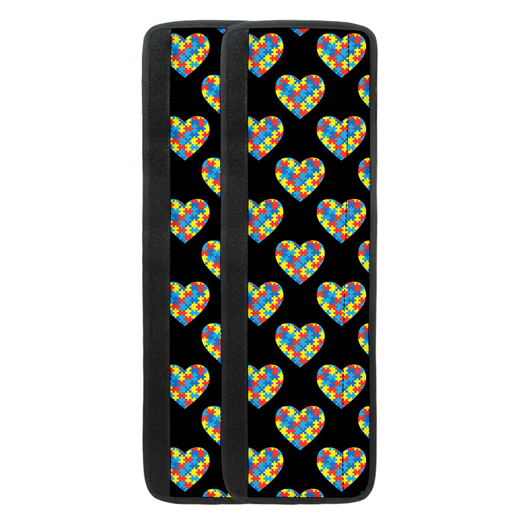 Autism Awareness Heart Pattern Print Refrigerator Handle Covers