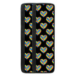 Autism Awareness Heart Pattern Print Refrigerator Handle Covers