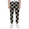 Autism Awareness Heart Pattern Print Scuba Joggers