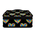 Autism Awareness Heart Pattern Print Small Lunch Bag