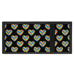 Autism Awareness Heart Pattern Print Trifold Wallet