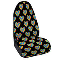 Autism Awareness Heart Pattern Print Waterproof Car Seat Cover