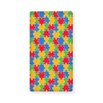 Autism Awareness Jigsaw Pattern Print Baby Crib Sheet