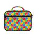 Autism Awareness Jigsaw Pattern Print Briefcase Bible Bag