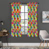 Autism Awareness Jigsaw Pattern Print Curtain