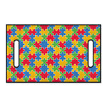 Autism Awareness Jigsaw Pattern Print Golf Cart Seat Cover